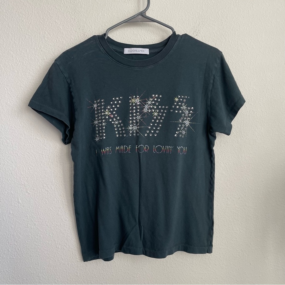 KISS I Was Made For Loving You Embellished Tour Tee